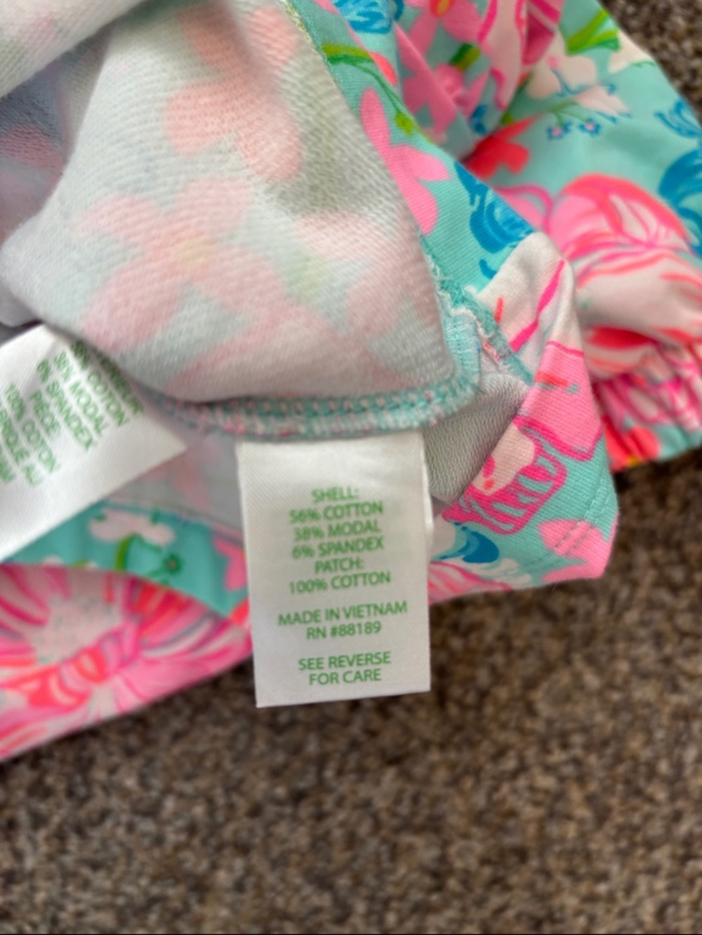Lilly Pulitzer puffed sleeves and stretch SZ M - Picture 3 of 3